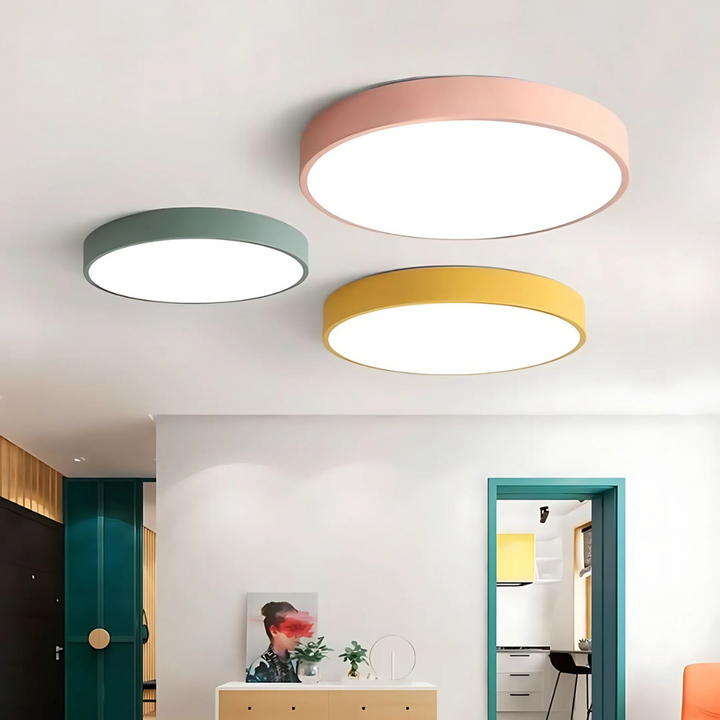 Lampa sufitowa drewniana Delos Skandi | Naturalne światło LED w designerskim stylu