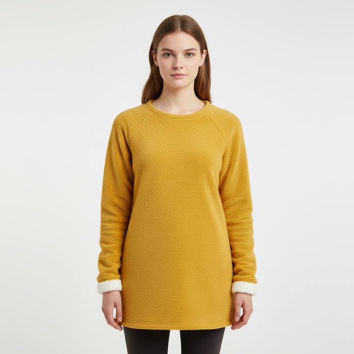 Damski polarowy sweter - Brigitte