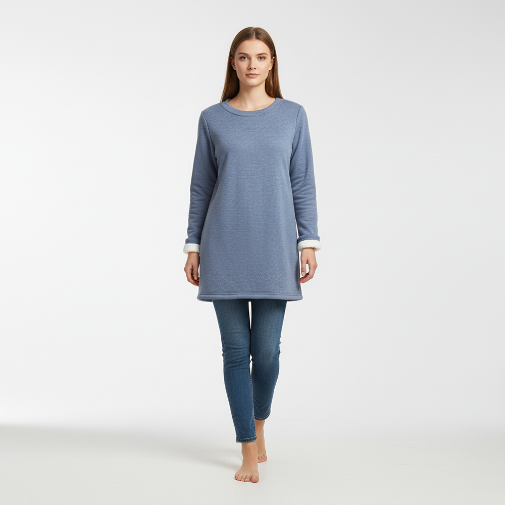 Damski polarowy sweter - Brigitte