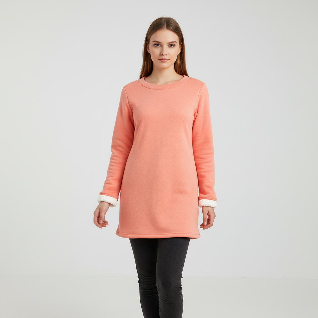 Damski polarowy sweter - Brigitte