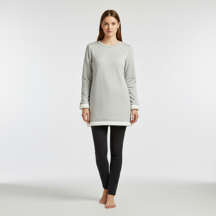 Damski polarowy sweter - Brigitte