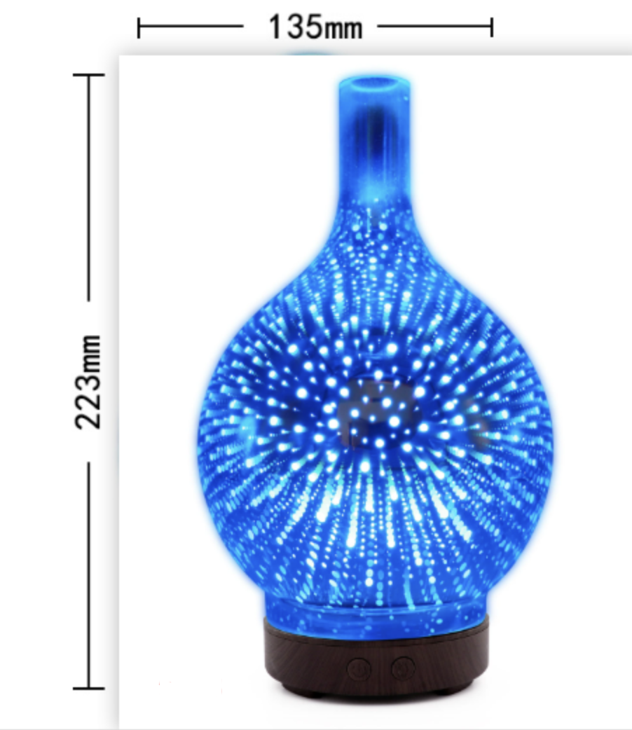 Relaksujący dyfuzor zapachowy do aromaterapii i oświetlenia otoczenia – AuroraGlow