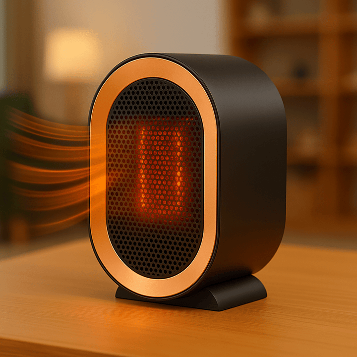 Grzejnik ceramiczny 1200 W, cichy poniżej 36 dB