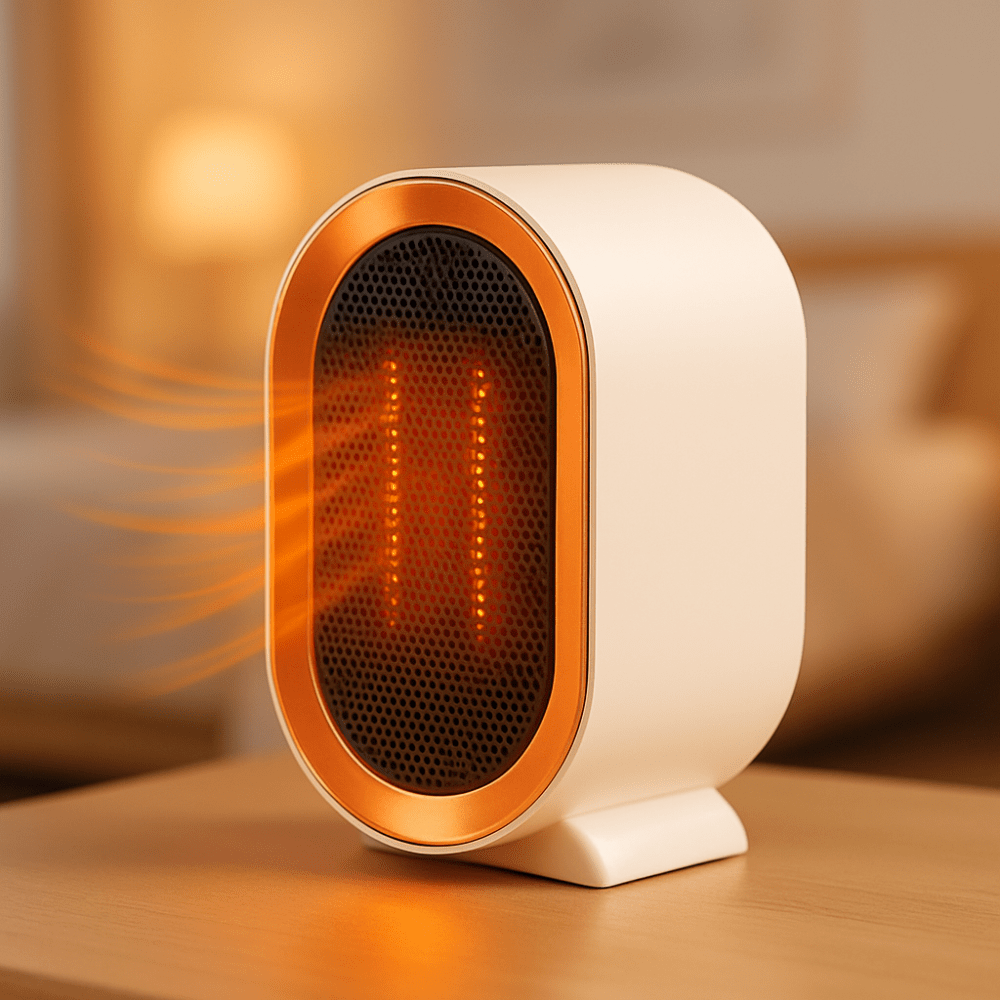 Grzejnik ceramiczny 1200 W, cichy poniżej 36 dB