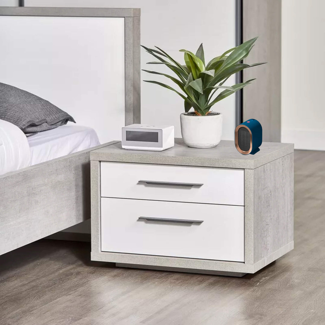 Grzejnik ceramiczny 1200 W, cichy poniżej 36 dB