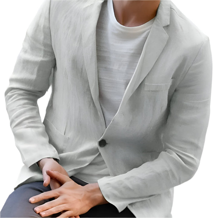 Eleganckie i Casual Męskie Sakko Lniane na Każdą Okazję