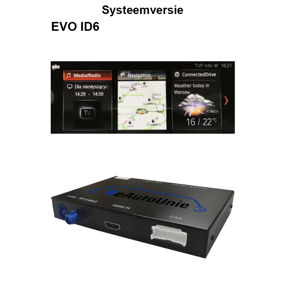 BMW | Bezprzewodowy moduł CarPlay & Android Auto | Plug & Play