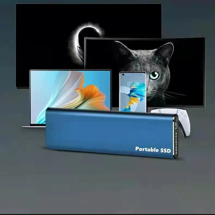 Przenośny zewnętrzny dysk twardy 4 TB z USB-C do przechowywania danych