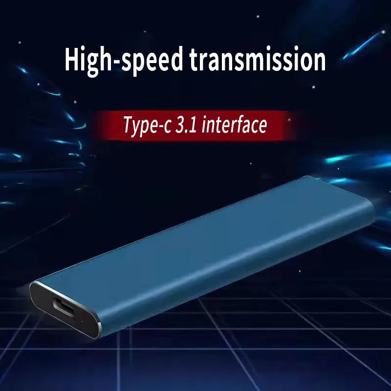 Przenośny zewnętrzny dysk twardy 4 TB z USB-C do przechowywania danych