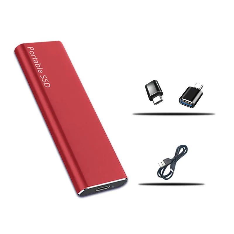 Przenośny zewnętrzny dysk twardy 4 TB z USB-C do przechowywania danych