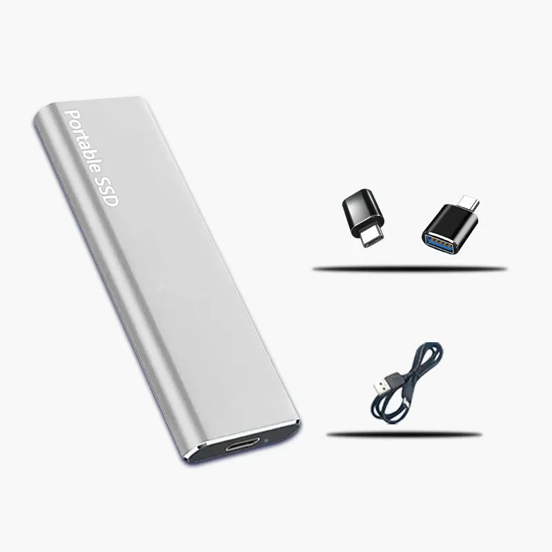 Przenośny zewnętrzny dysk twardy 4 TB z USB-C do przechowywania danych