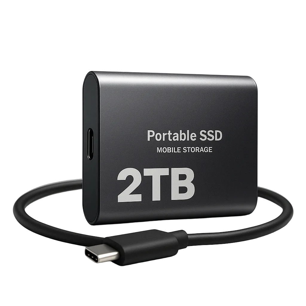 Zewnętrzny dysk SSD 2 TB o wysokiej prędkości