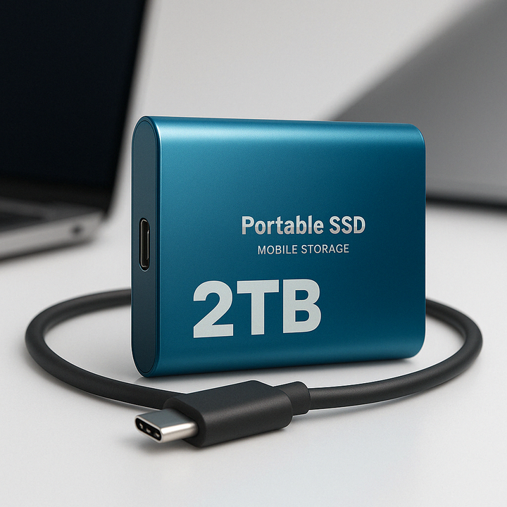 Zewnętrzny dysk SSD 2 TB o wysokiej prędkości