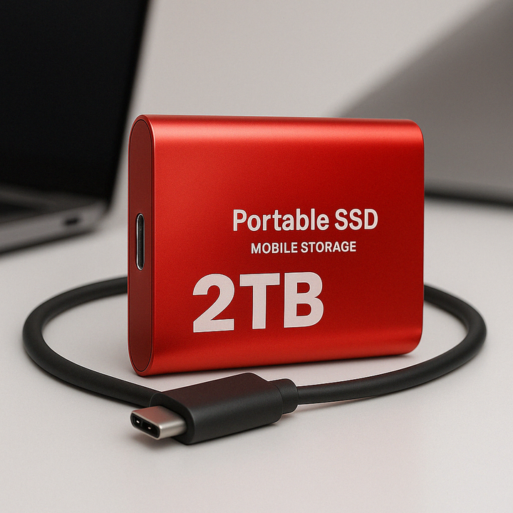 Zewnętrzny dysk SSD 2 TB o wysokiej prędkości