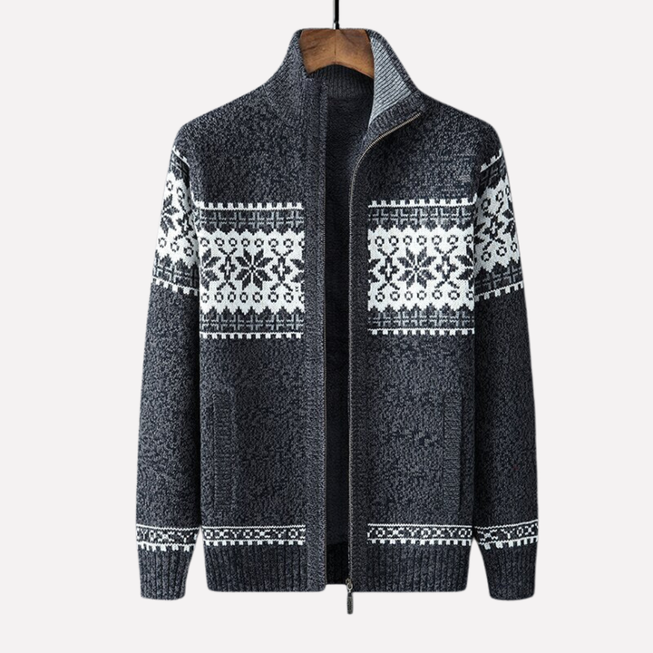 Meski Sweter z Dzianiny na Zime