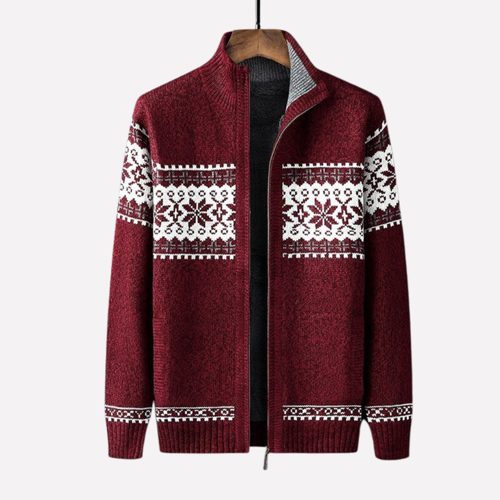 Meski Sweter z Dzianiny na Zime
