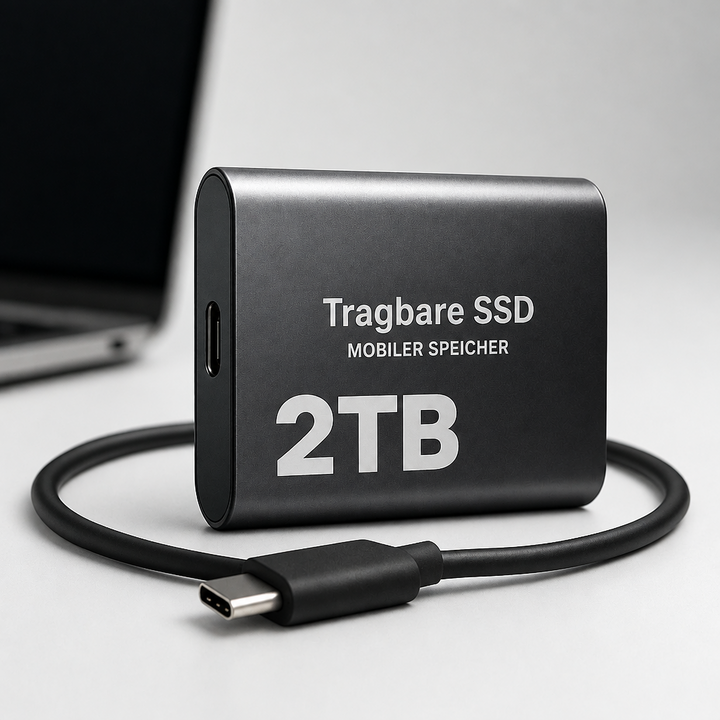 Zewnętrzny dysk SSD 2 TB z USB-C i wysoką prędkością