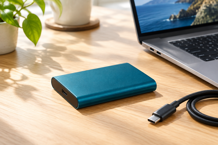 Zewnętrzny dysk SSD 2 TB z USB-C i wysoką prędkością