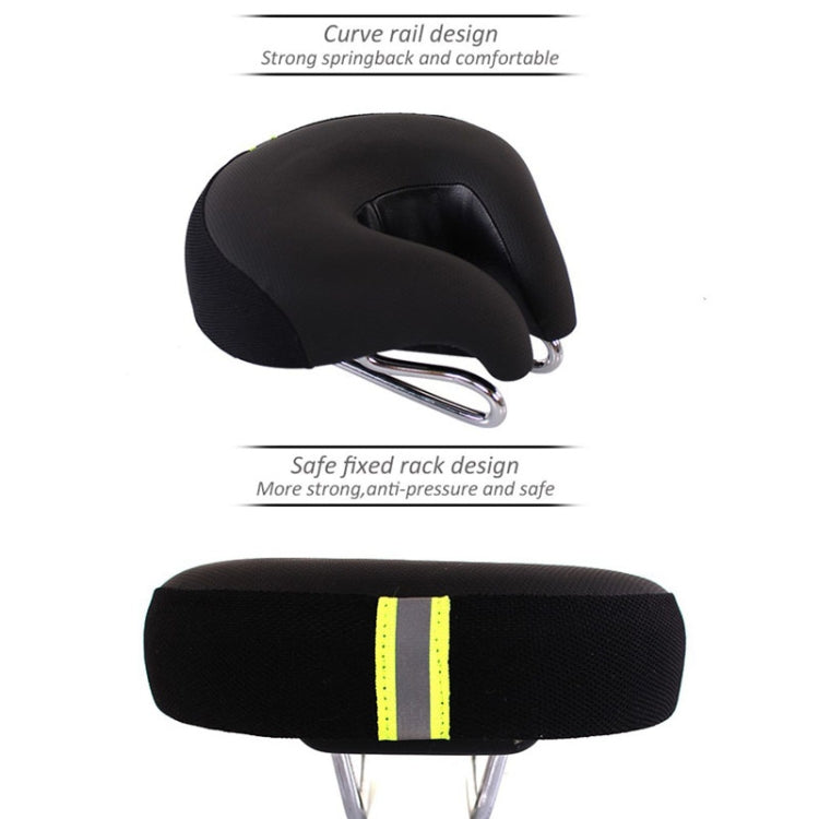Siodełko do roweru górskiego bez noska | Ergonomicznie wyściełane siedzisko | Odciążenie nacisku