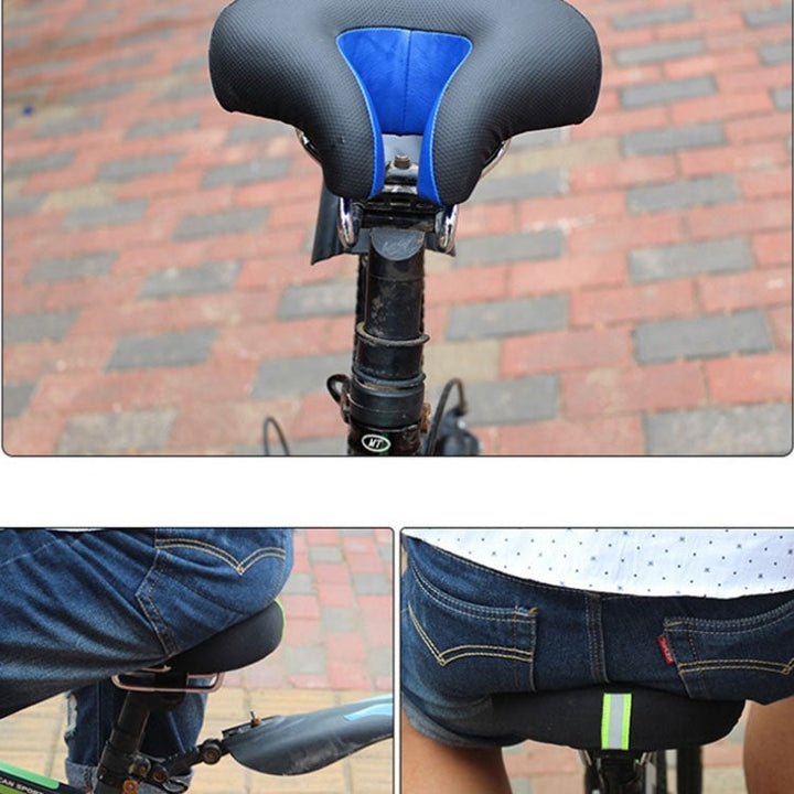 Siodełko do roweru górskiego bez noska | Ergonomicznie wyściełane siedzisko | Odciążenie nacisku