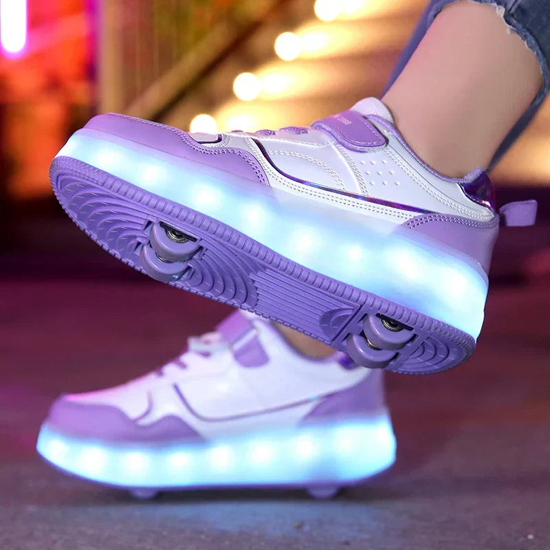 Ortopedyczne rolki z LED - Zoe