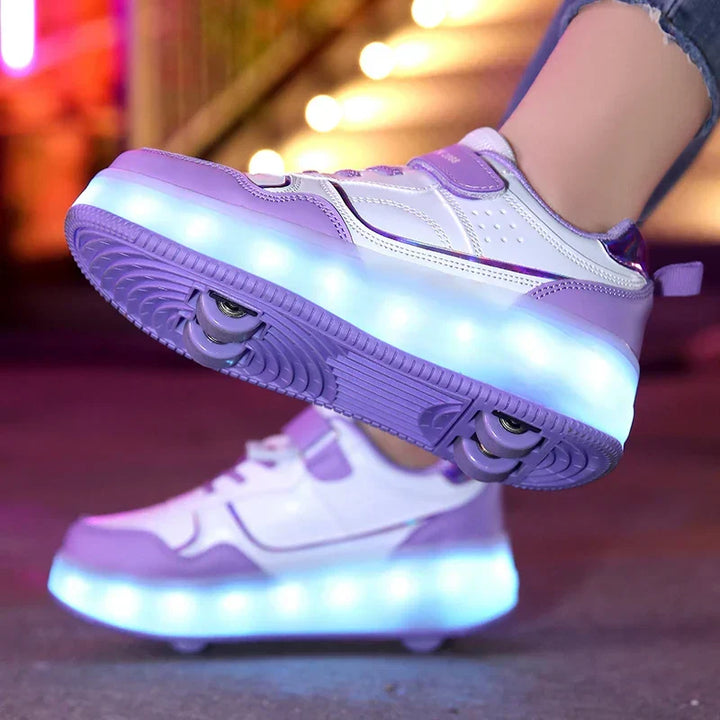 Ortopedyczne rolki z LED - Zoe