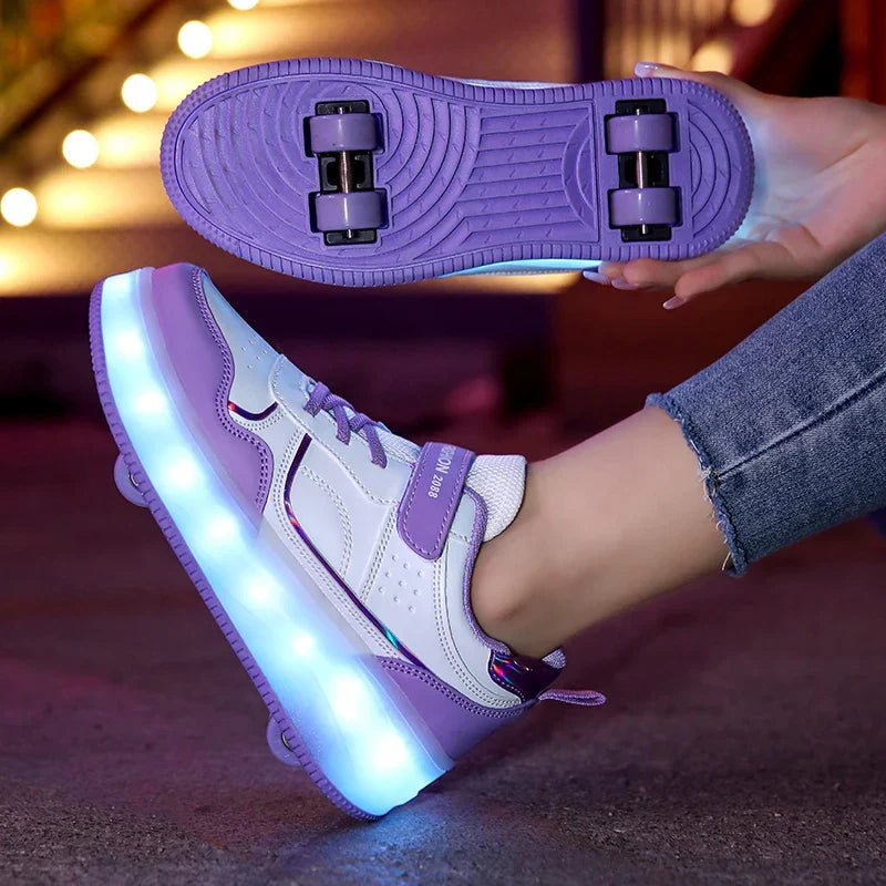 Ortopedyczne rolki z LED - Zoe