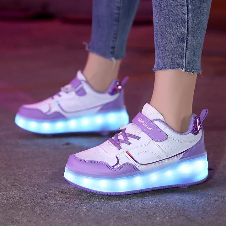Ortopedyczne rolki z LED - Zoe