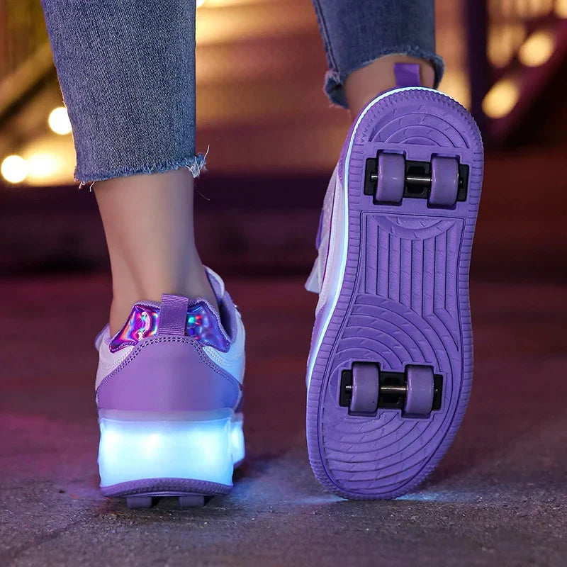 Ortopedyczne rolki z LED - Zoe
