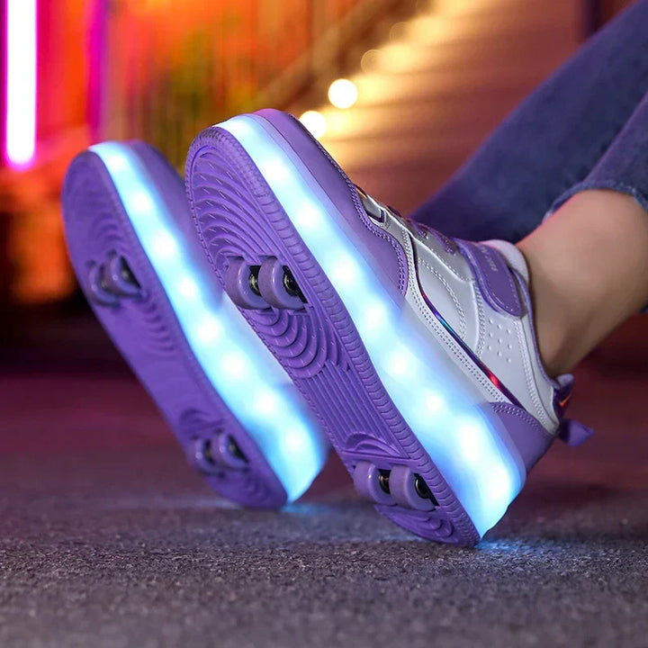 Ortopedyczne rolki z LED - Zoe