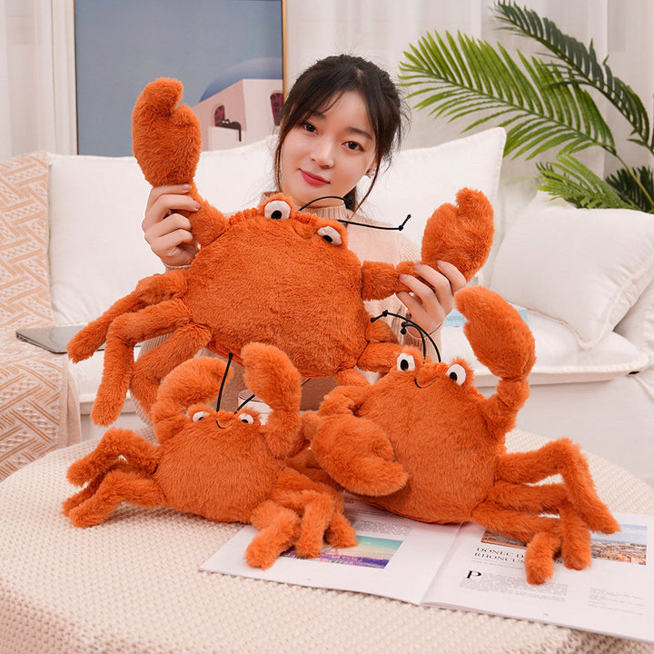 CrabCuddle | zabawna przytulanka w kształcie homara lub kraba dla dzieci
