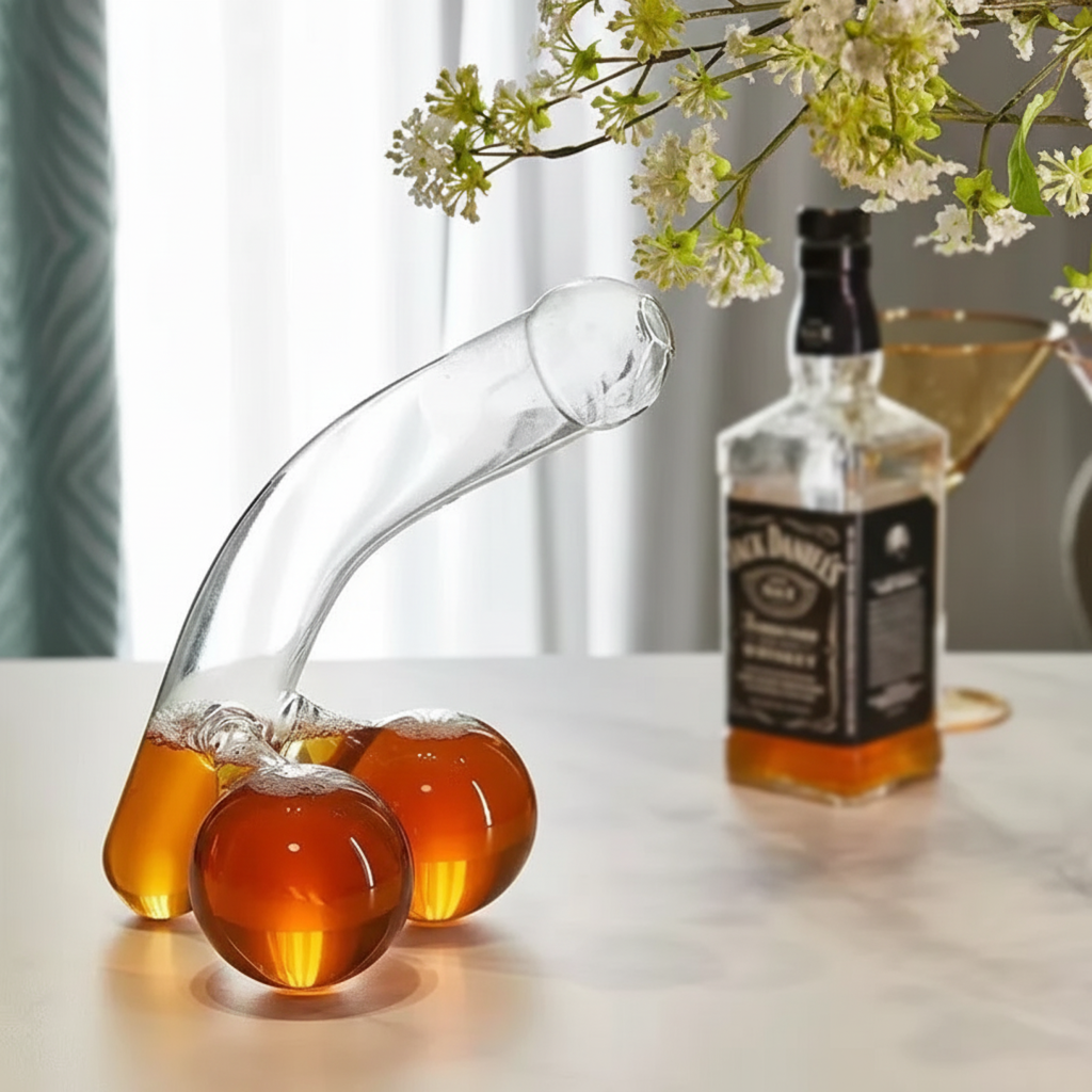 Karafka szklana | elegancki design i pojemność 650 ml | przezroczysta