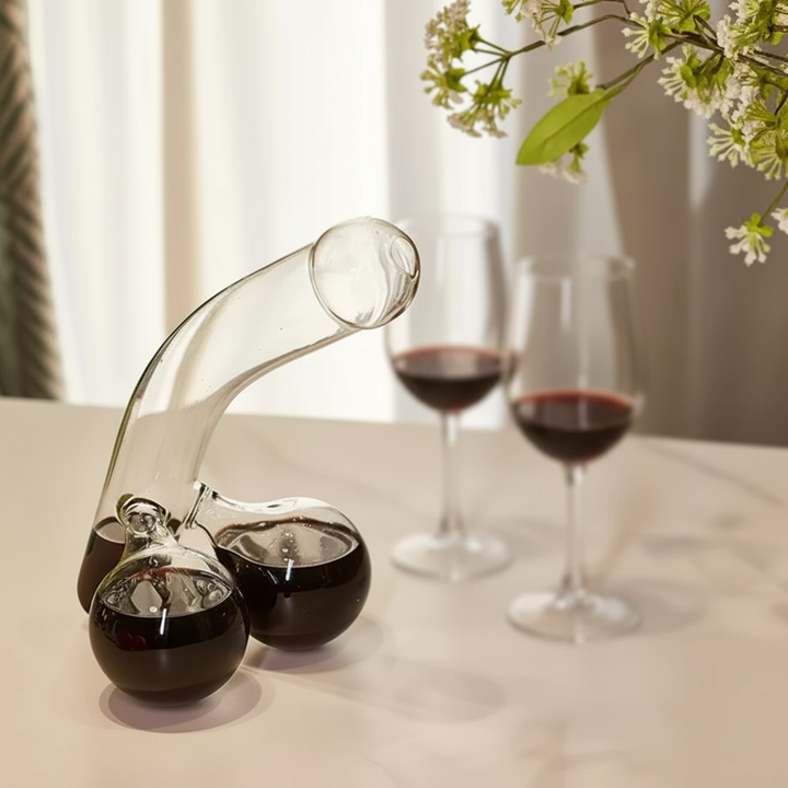 Karafka szklana | elegancki design i pojemność 650 ml | przezroczysta