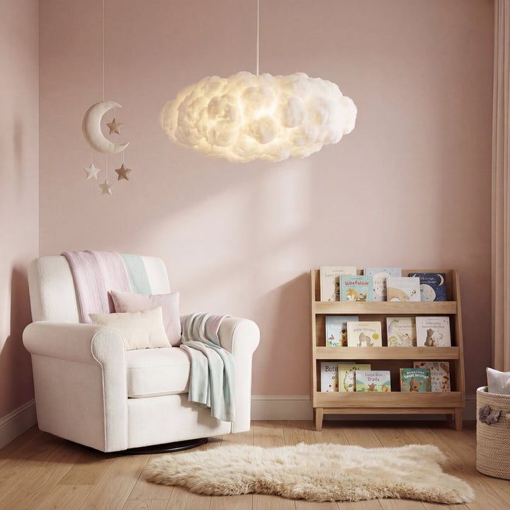 Lampa wisząca w kształcie chmury