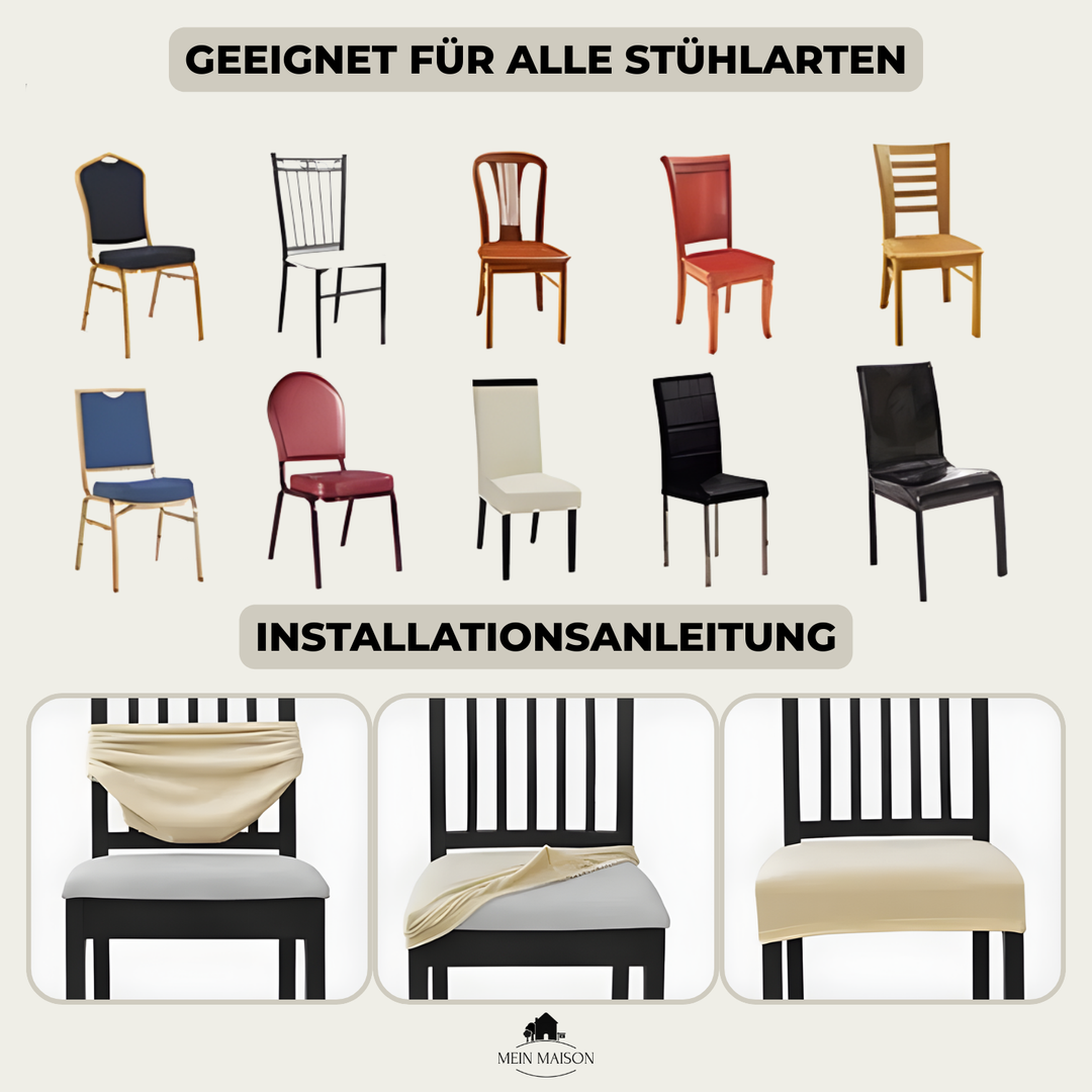 2+2 GRATIS | SilqueShield – elegancka ochrona dla twoich krzeseł!