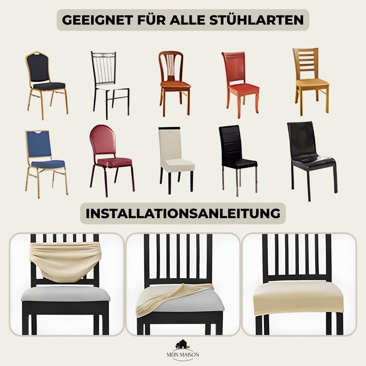 2+2 GRATIS | SilqueShield – elegancka ochrona dla twoich krzeseł!