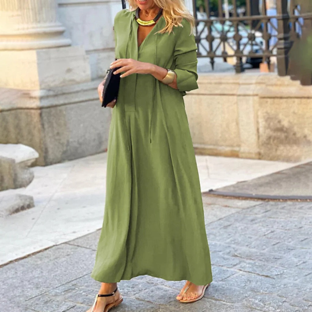 Damska sukienka maxi – elegancka sylwetka