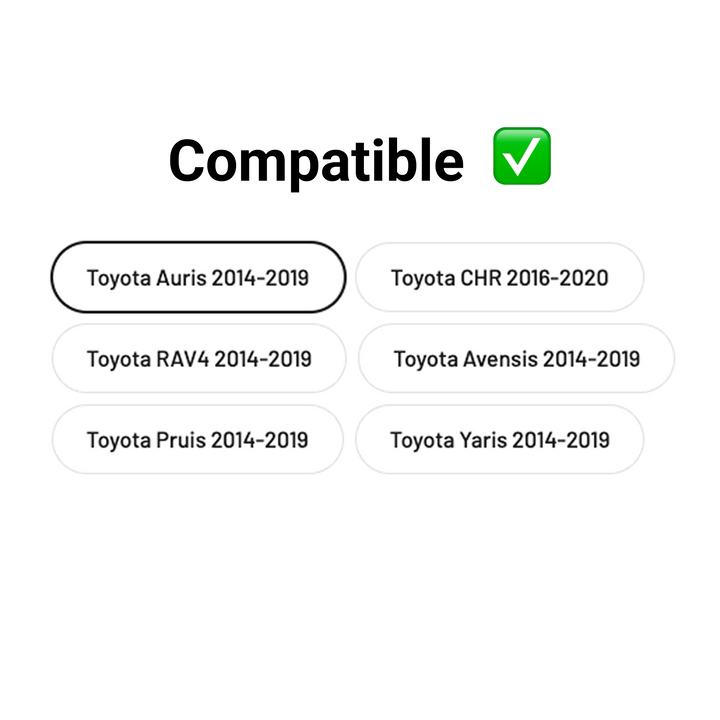 Toyota Bezprzewodowy moduł CarPlay | 2014-2020 | Plug & Play