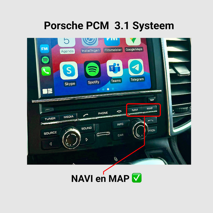 Porsche | Moduł CarPlay & Android Auto | 2010-2016
