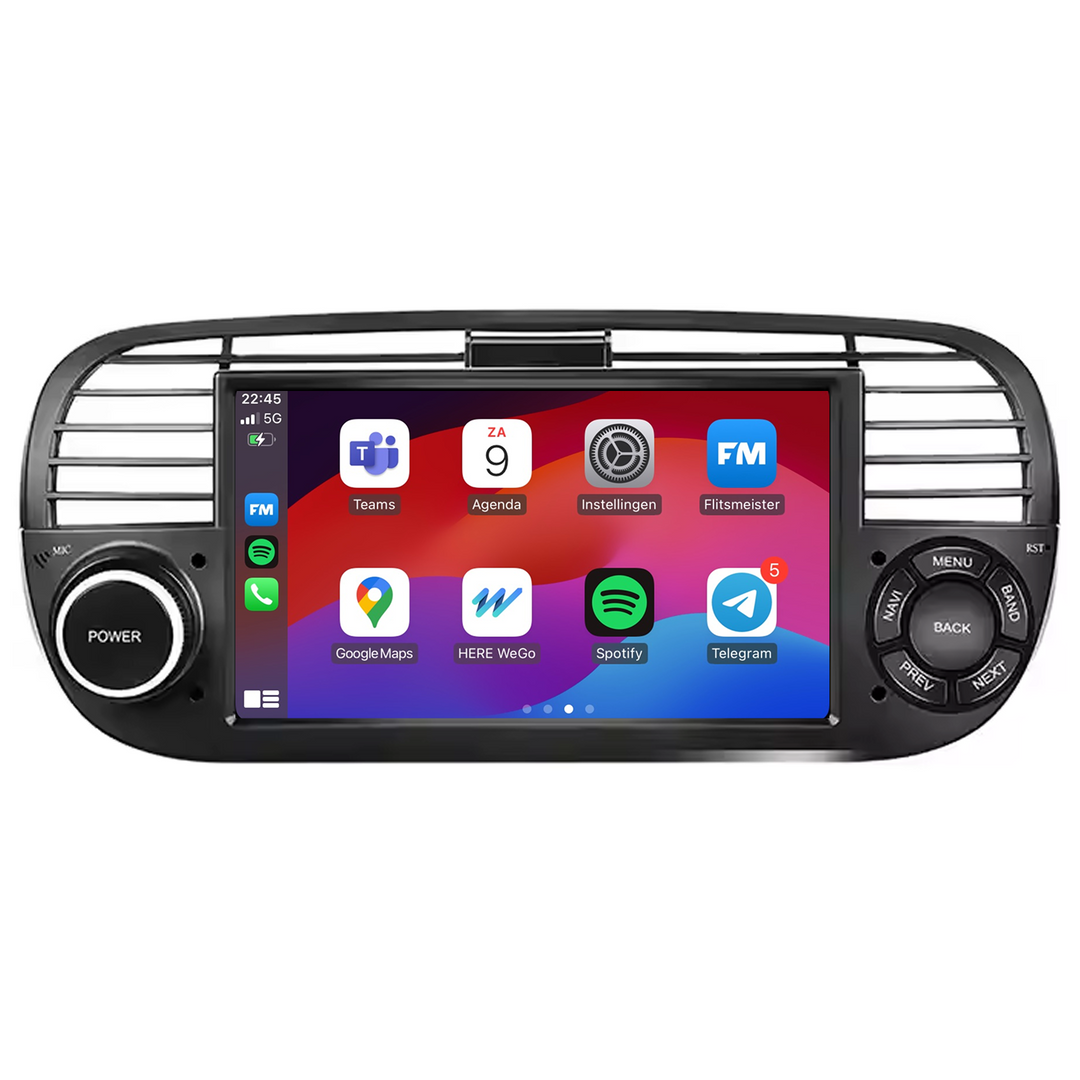 Fiat 500 | CarPlay & Android Auto | 2007-2015 | Plug & Play