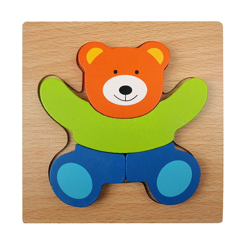 Puzzle Montessori z Drewna – ColourJoy (Kup 1, odbierz 1 gratis)