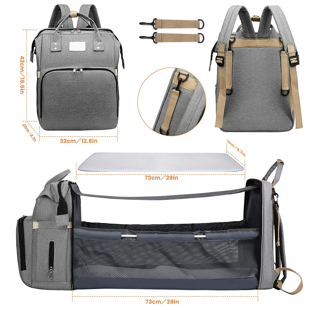 Torba na pieluchy 2-w-1 dla dzieci
