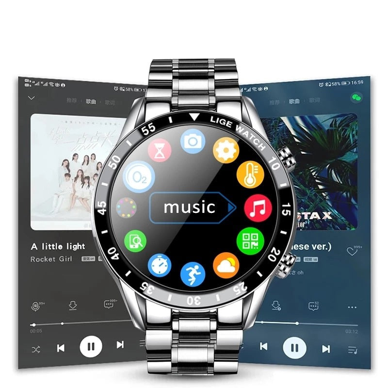 Luksusowy smartwatch męski - Axel