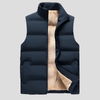 Męska zimowa kamizelka z mieszanki wełny