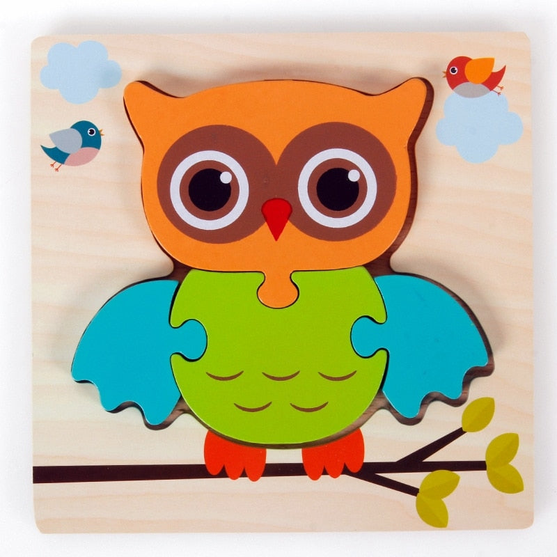 Puzzle Montessori z Drewna – ColourJoy (Kup 1, odbierz 1 gratis)