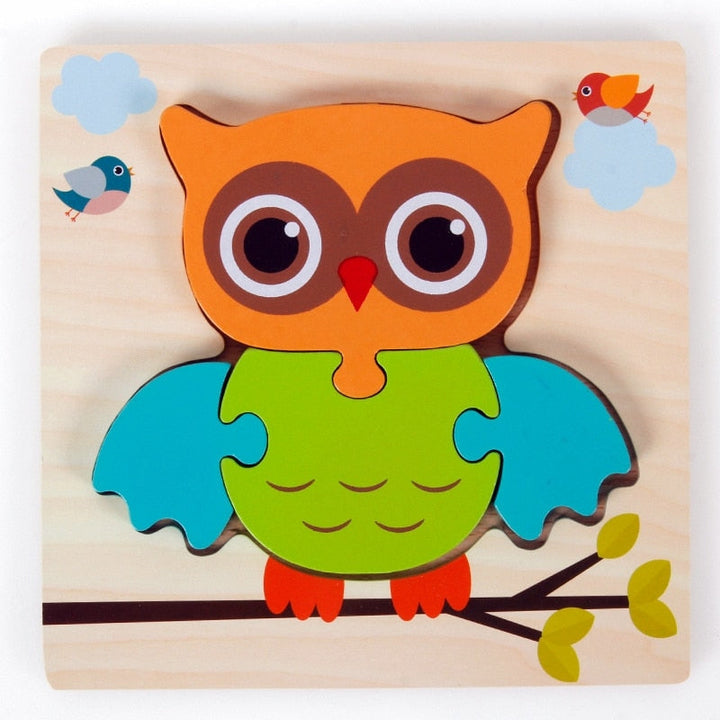 Puzzle Montessori z Drewna – ColourJoy (Kup 1, odbierz 1 gratis)