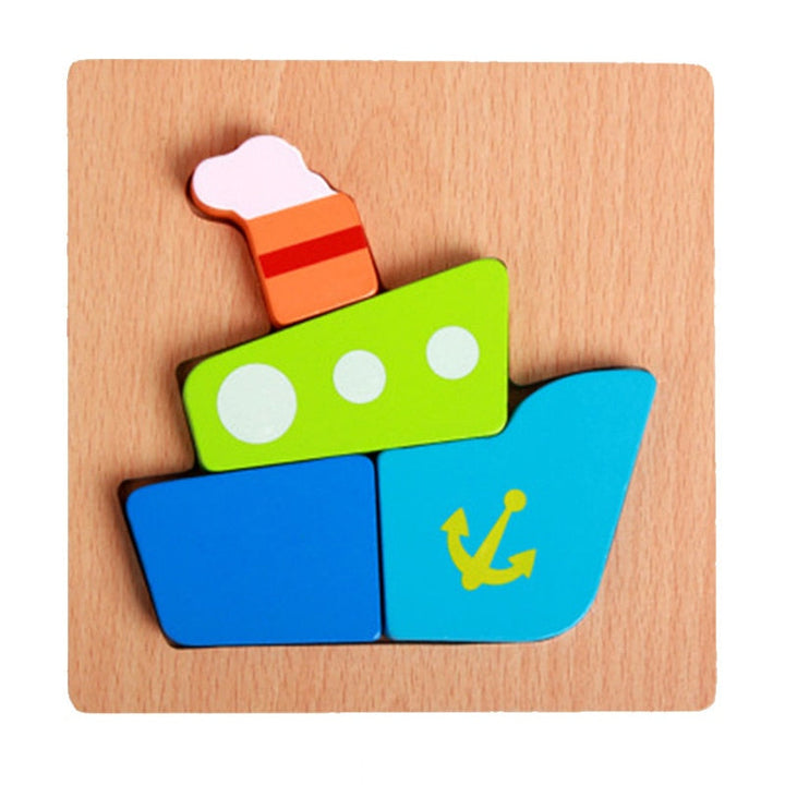 Puzzle Montessori z Drewna – ColourJoy (Kup 1, odbierz 1 gratis)