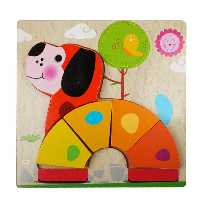 Puzzle Montessori z Drewna – ColourJoy (Kup 1, odbierz 1 gratis)