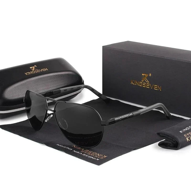 Stylowe męskie okulary przeciwsłoneczne z filtrem UV400 – Lennart
