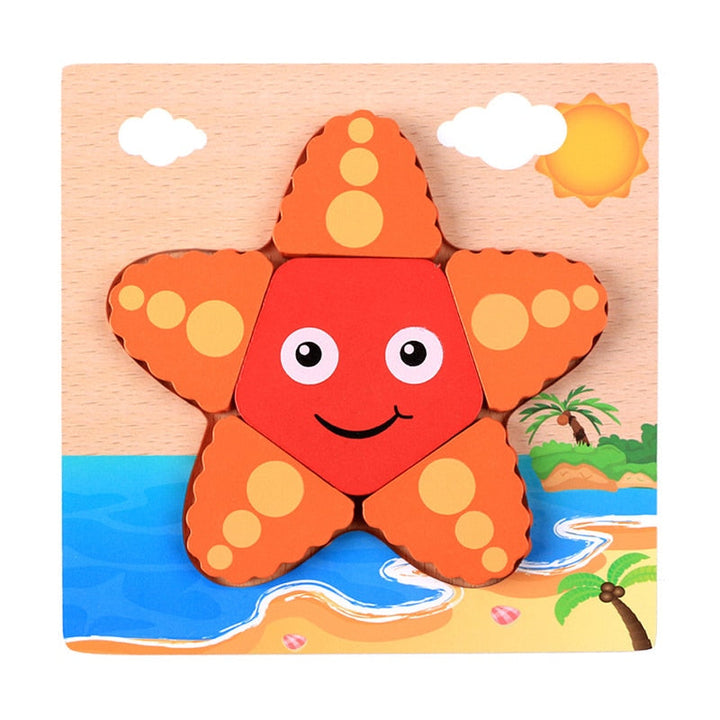 Puzzle Montessori z Drewna – ColourJoy (Kup 1, odbierz 1 gratis)